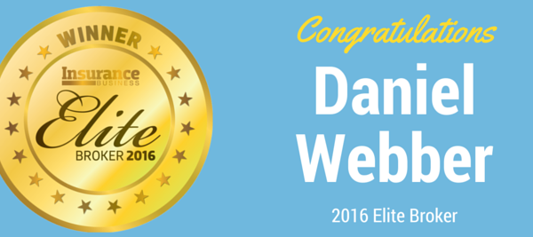 Daniel Webber Elite Broker Congratulations