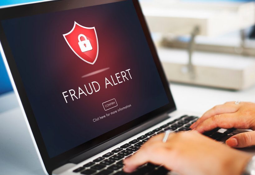 Fraud Alert Caution Defend Guard Notify Protect Concept