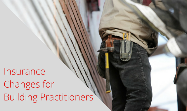 Insurance Changes for Building Practitioners