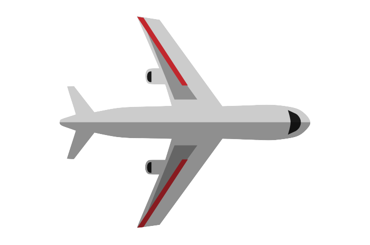 Insurance implications 18 Illustration of a gray airplane with red stripes on its wings and tail, viewed from above, isolated against a transparent background. The aircraft has a simple, streamlined design with two engines located under its wings. Considerations around aviation insurance have grown significantly due to COVID-19 implications.