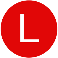 A red circle with a large, white, capital letter "L" in the center reminiscent of an entry from an insurance glossary.