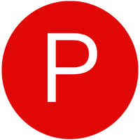 A red circle with a white, uppercase letter "P" in the center, resembling an emblem you might find in an insurance glossary.