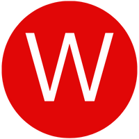 A red circle with a white capital letter "W" centered inside it. The red background contrasts sharply with the white letter, making the "W" stand out prominently, similar to an important term in an insurance glossary.